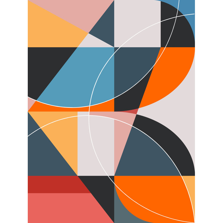 Made Curated Triangles Et Demi Cercles Par Angel Estevez